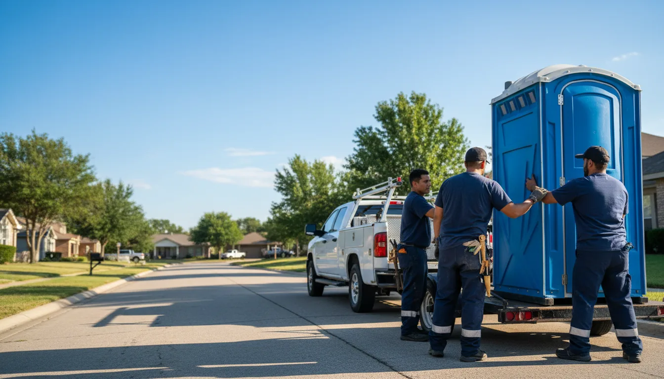 Portable Toilet Rental in Paige, TX near me